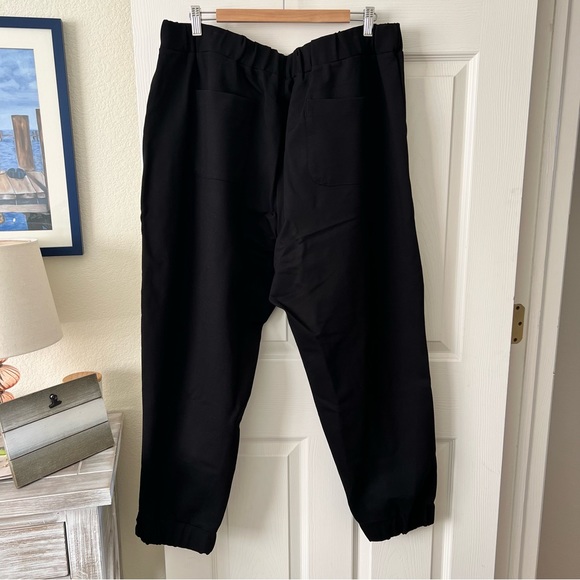 Velvet by Graham and Spencer Monterey Pant in Black Size 2X Elastic Waist Cuffs - Picture 9 of 13
